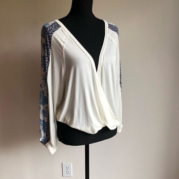 Love Riche Tops - Faux Wrap Boho Top 